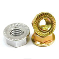 DIN6923 stainless steel 304 m30 flange nut